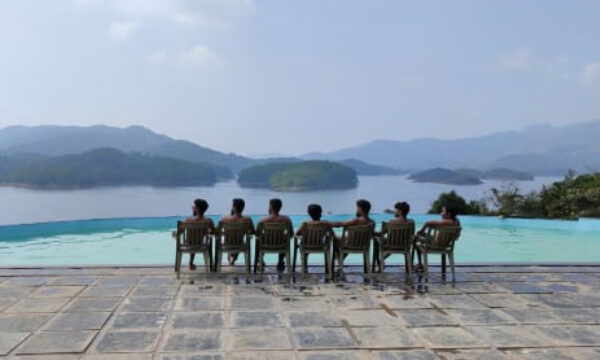 Three bedroom villa with private pool deck at Seagot Banasura Resorts